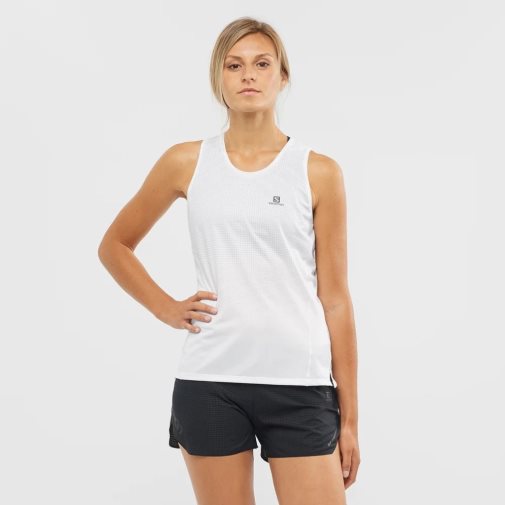 Tank Top Salomon Sense Aero Mujer Blancos | MX WLRU729